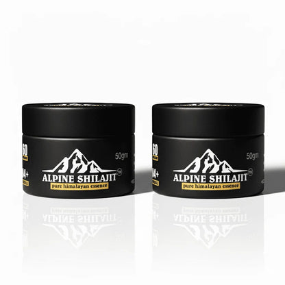 ALPINE GOLD GRADE SUN DRIED SHILAJIT 30 GRAMS WITH FREE SPOON